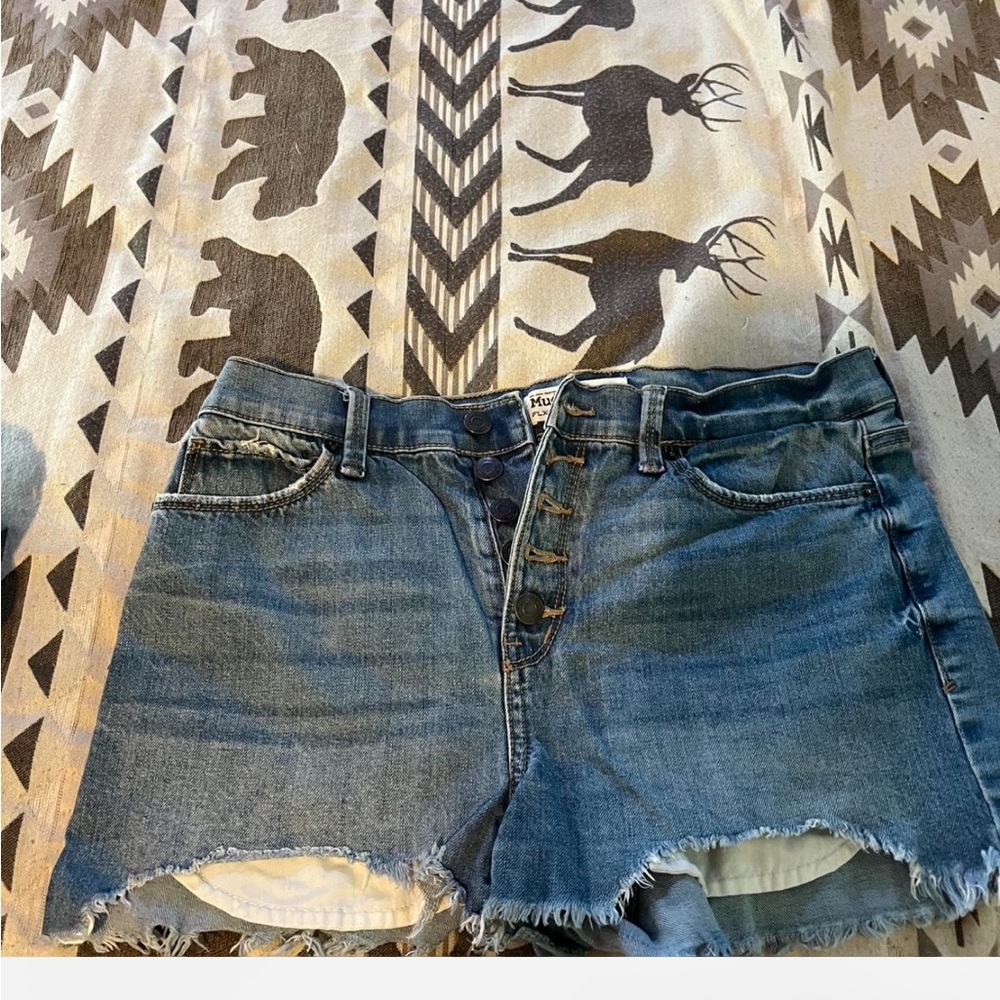 Mudd High-Rise Stretch Denim Shorts